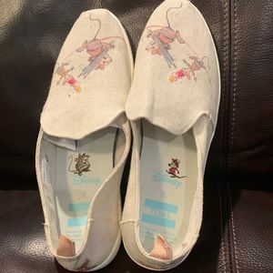Toms x Disney Cinderella Mice women slip ons